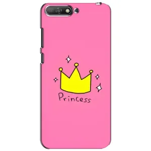 Чохол з картинкою (Стильні) Хуавей Y6 2018 - (AlphaPrint) (Princess)
