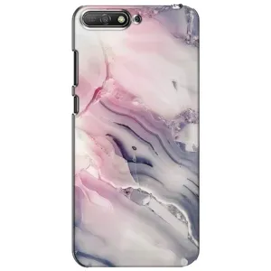 Мраморный чехол на Huawei Y6 2018 (VPrint) (Пурпурный Мрамор)