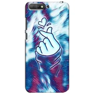 Чехол с принтом «Радужное сердце» для Huawei Y6 2018
