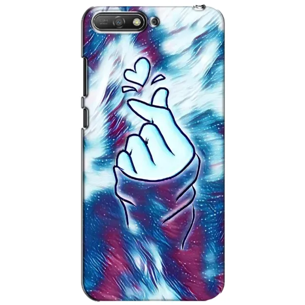Чехол с принтом «Радужное сердце» для Huawei Y6 2018 Чехол с принтом «Радужное сердце» для Huawei Y6 2018