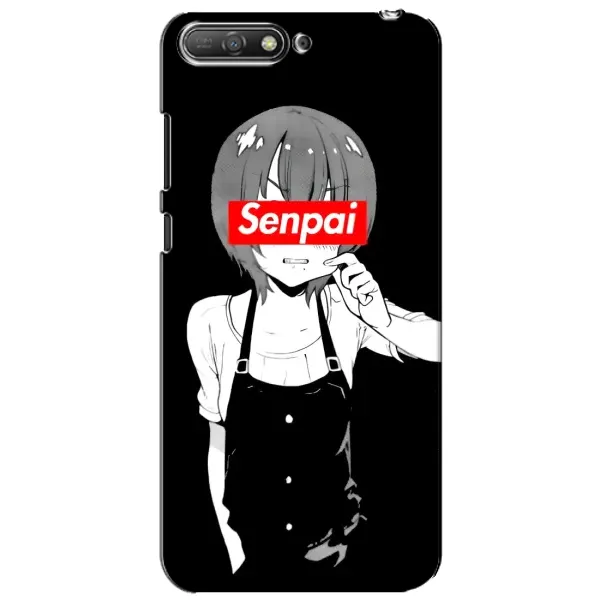Чохол з принтом «Senpai» для Huawei Y6 2018