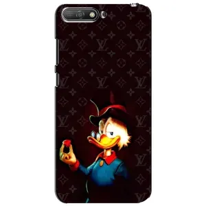 Чехлы для Huawei Y6 2018 - Скрудж МакДак Louis Vuitton (PREMIUMPrint) (Скрудж с бриллиантом)