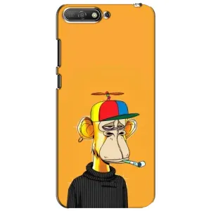 Чохли з Мавпами NFT для Huawei Y6 2018 (AlphaPrint) (Нудна мавпа NFT)