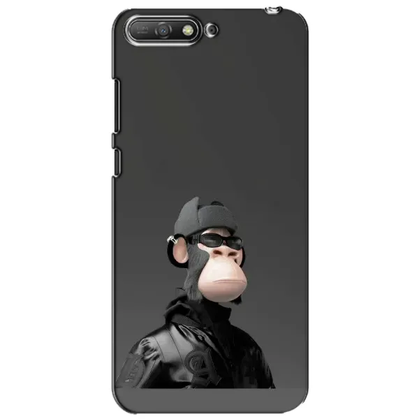 Чохол з принтом «стильна мавпа NFT» для Huawei Y6 2018