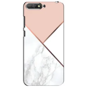 Мраморный чехол на Huawei Y6 2018 (VPrint) (Тройной мрамор)