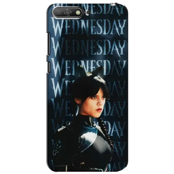 Чехол с принтом «Уэнздей кошка» для Huawei Y6 2018