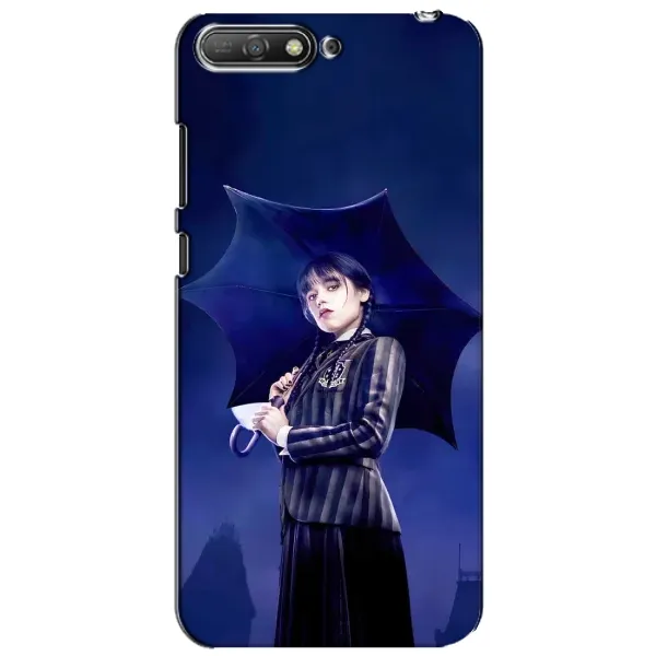 Чехол с принтом «Уэнздей с зонтом» для Huawei Y6 2018