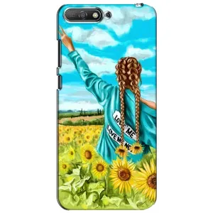 Чехол для Патриота Украины Huawei Y6 2018 - (AlphaPrint) (Украиночка)