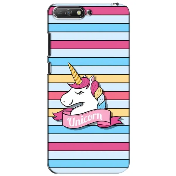 Чохол з принтом «Unicorn» для Huawei Y6 2018