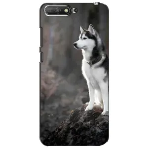 Чохол з Хаскі Huawei Y6 2018 - (AlphaPrint) (Вірний собака)
