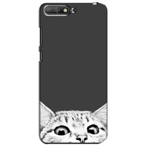 Чохол на Хуавей Y6 2018 з Котиками (VPrint) (Виглядає котик)