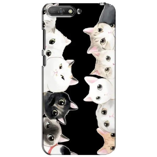 Чехол с принтом «Взгляд котов» для Huawei Y6 2018
