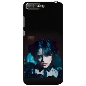 Чехлы Венсдей на Huawei Y6 2018 Уэнсдей (AlphaPrint) (взгляд Уэнздей)
