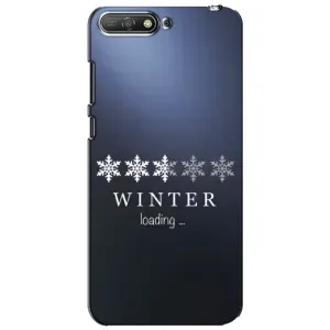 Зимние Чехлы для Хуавей У6 2018 - прозрачный фон (Winter loading)