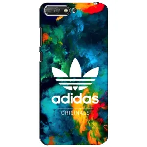 Чохли Адидас для Huawei Y6 2018 (AlphaPrint) (Яскравий Адідас)
