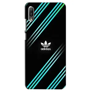 Чехлы Адидас для Huawei Y6 2019 (AlphaPrint) (Адидас с полосами)
