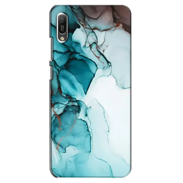 Чехол с принтом «Бирюзовый мрамор» для Huawei Y6 2019