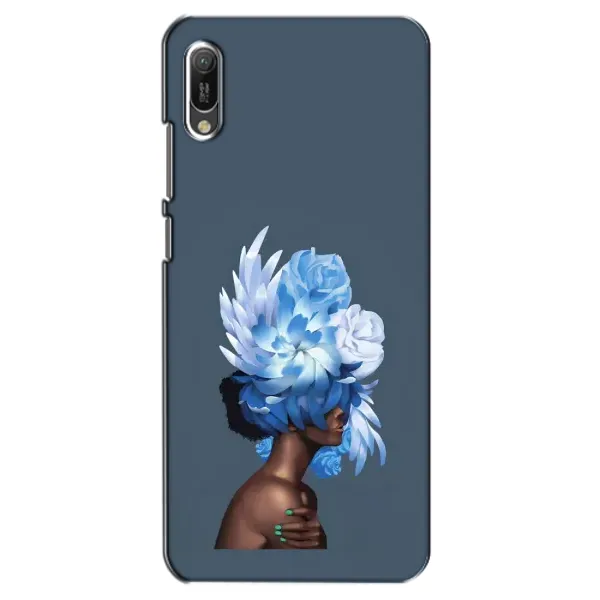 Чехол с принтом «Цветы на голове» для Huawei Y6 2019