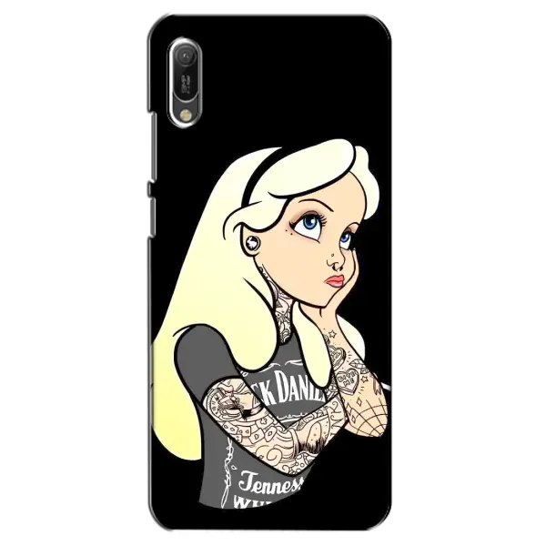 Чохол з принтом «Дівчина в тату» для Huawei Y6 2019