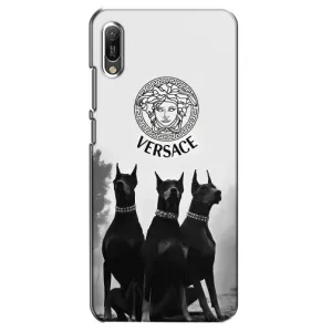 Чехлы VERSACE для Хуавей Y6 2019 (PREMIUMPrint) (Доберман Версаче)