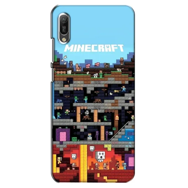 Чехол с принтом «фон Minecraft» для Huawei Y6 2019