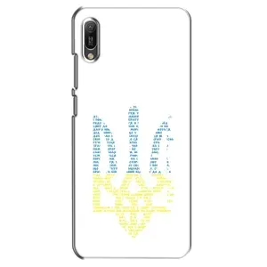 Чехлы для Huawei Y6 2019 Укр. Символика (AlphaPrint) (Герб из букв)