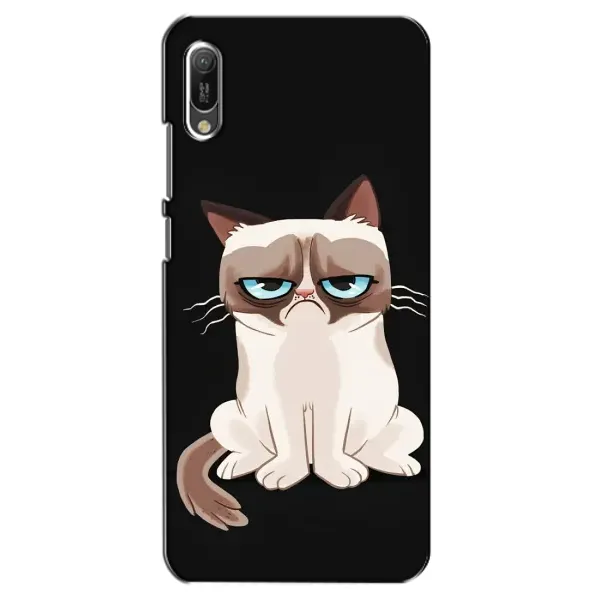 Чехол с принтом «Грустный кот» для Huawei Y6 2019