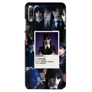Чехлы Венсдей на Huawei Y6 2019 Уэнсдей (AlphaPrint) (коллаж Уэнздей)