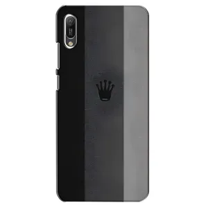 Чехол с Короной Хуавей Y6 2019 - (AlphaPrint) (Коронка)