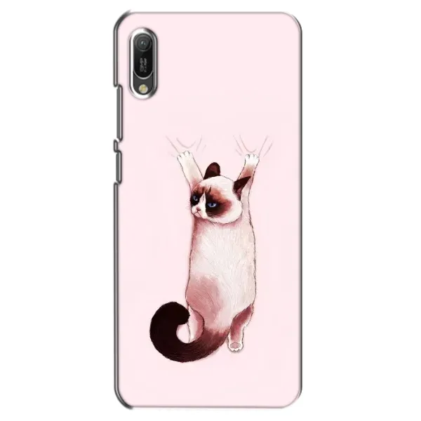 Чехол с принтом «Котик падает» для Huawei Y6 2019 Чехол с принтом «Котик падает» для Huawei Y6 2019