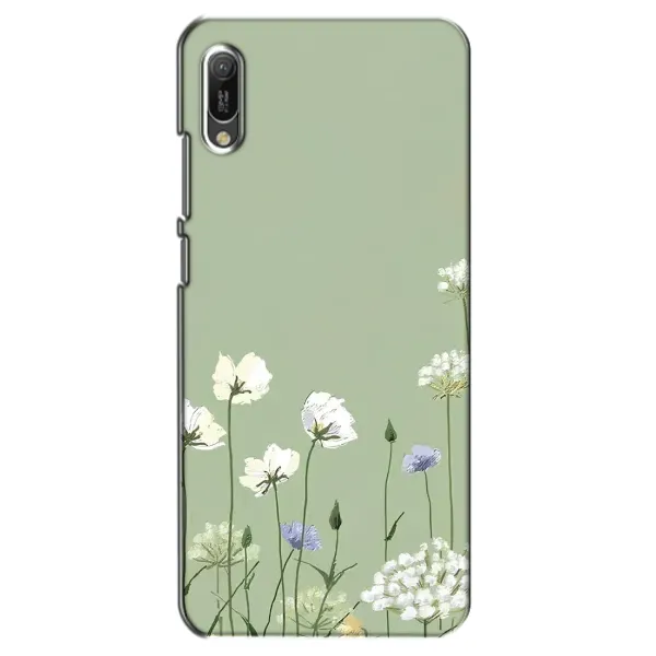 Чехол с принтом «Цветы на зеленом» для Huawei Y6 2019