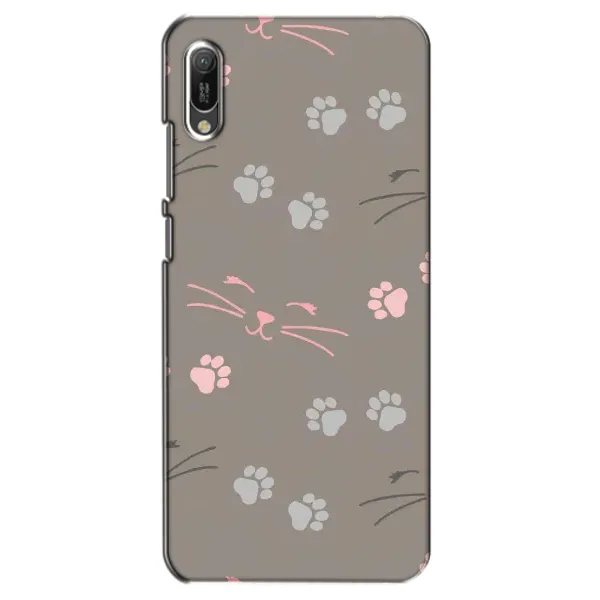 Чохол з принтом «Лапи і вуса» для Huawei Y6 2019