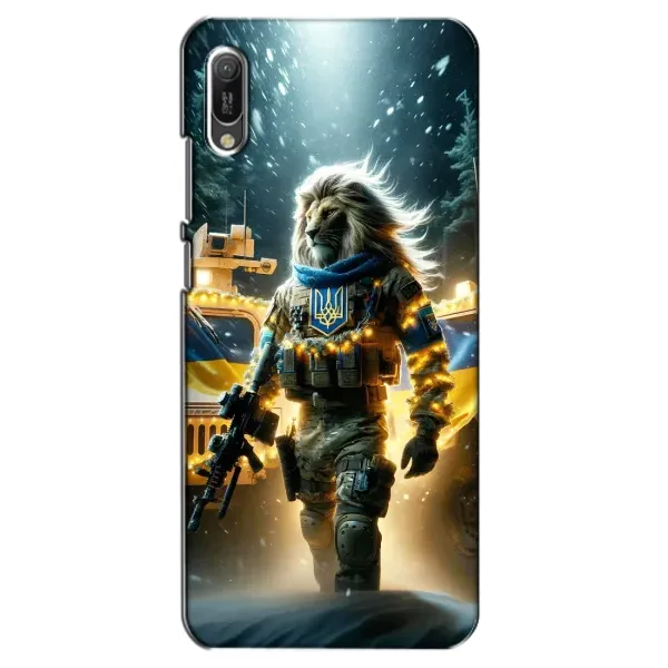 Чехол с принтом «ЛЕВ ЗСУ» для Huawei Y6 2019