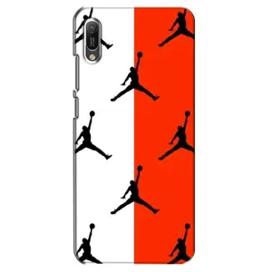 Чехлы для Huawei Y6 2019 - с картинкой JORDAN (AlphaPrint) (Лого Джордан)