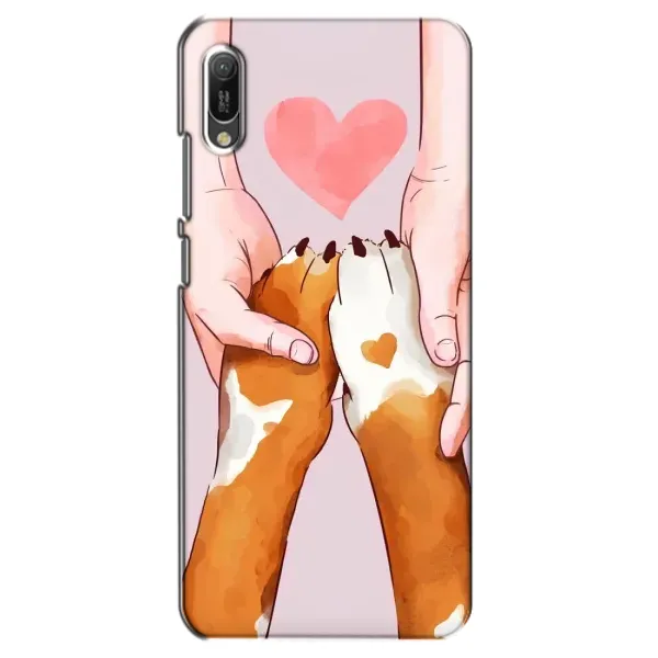 Чохол з принтом «Любовь до собак» для Huawei Y6 2019