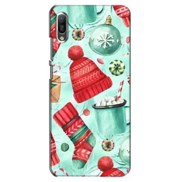 Чехол с принтом «Одежда НГ» для Huawei Y6 2019