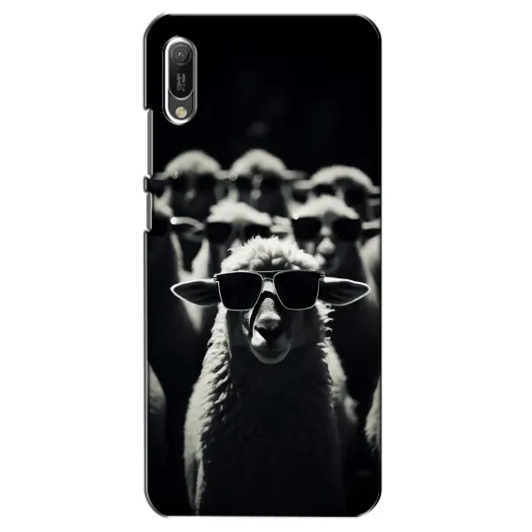 Чехол с принтом «Овечка в очках» для Huawei Y6 2019