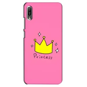 Чехол с картинкой (Стильные) для Хуавей Y6 2019 - (AlphaPrint) (Princess)