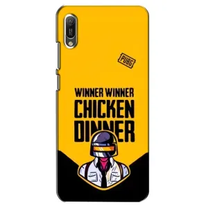 Чехол PUBG для Хуавей Y6 2019 (AlphaPrint) (Pubg шлем)