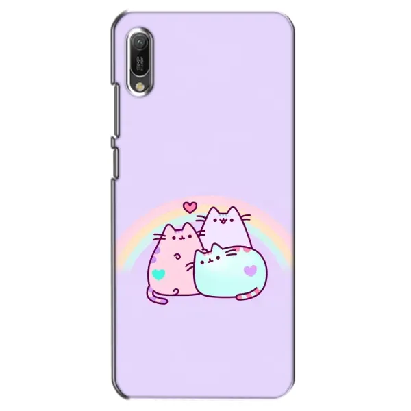Чехол с принтом «Радужные котики» для Huawei Y6 2019 Чехол с принтом «Радужные котики» для Huawei Y6 2019