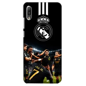 Чехол для Huawei Y6 2019 с принтом (ФК Реал Мадрид)