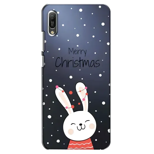 Чехол с принтом «Рождественский заяц» для Huawei Y6 2019