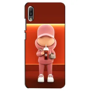 Крутые Чехлы Луи Виттон для Huawei Y6 2019 (AlphaPrint) (С Кофе)