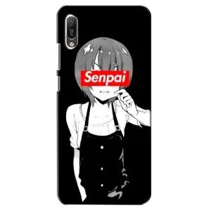 Чехол с принтом «Senpai» для Huawei Y6 2019