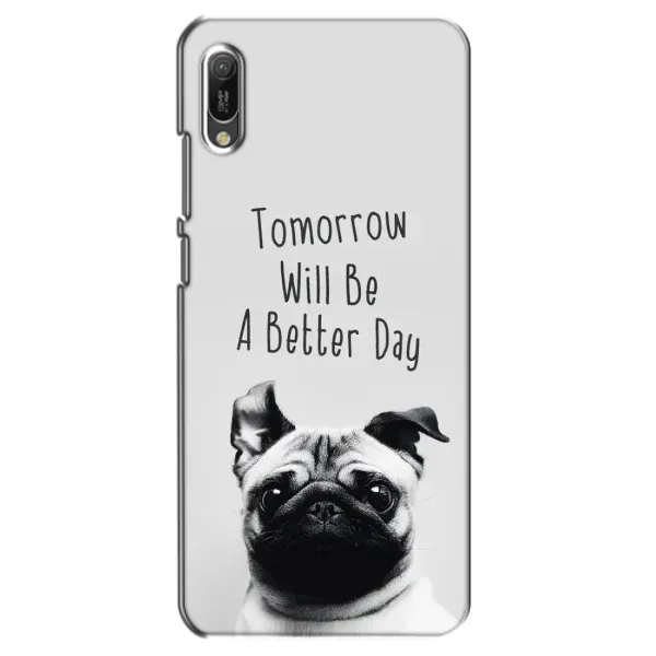 Чохол з принтом «Смішний Мопс» для Huawei Y6 2019