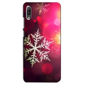 Новогодние Чехлы для Хуавей Y6 2019 (VPrint) (Снежинка)