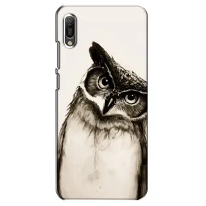 Чехол с птицами на Huawei Y6 2019 (VPrint) (Сова)