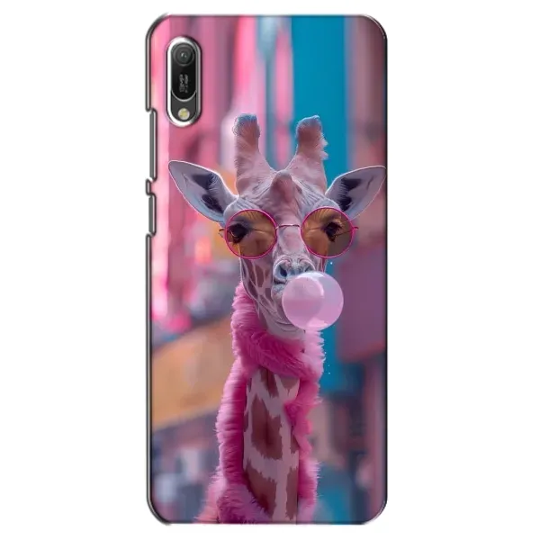 Чехол с принтом «Стильный жирав» для Huawei Y6 2019