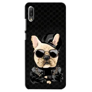 Чехлы с крутыми принтами для Huawei Y6 2019 - (PREMIUMPrint) (Стильная собака)