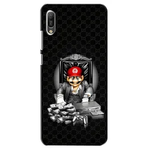 Чехлы с крутыми принтами для Huawei Y6 2019 - (PREMIUMPrint) (Супер Марио)